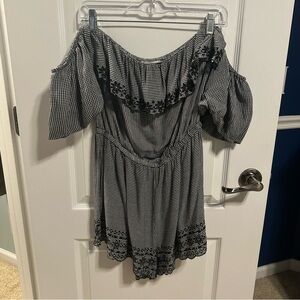 america eagle plaid romper